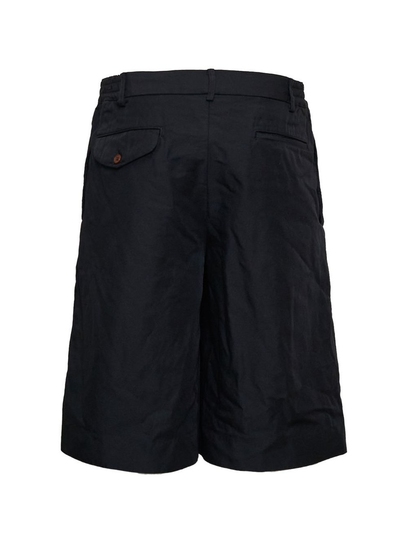 Comme des Garçons Homme Plus elasticated-waistband wide-leg shorts outlook