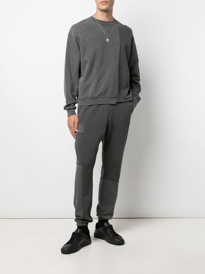 John Elliott crew-neck fitted sweatshirt outlook