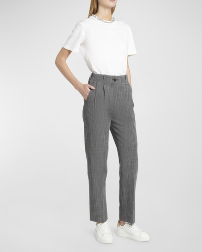 Golden Goose Journey Tapered High-Rise Wool-Blend Pants outlook