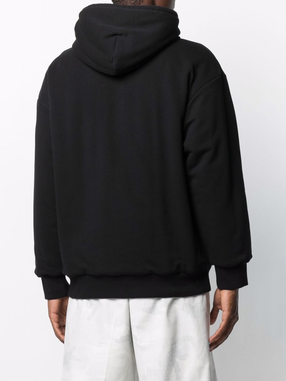 VLTN logo patch relaxed hoodie - 4