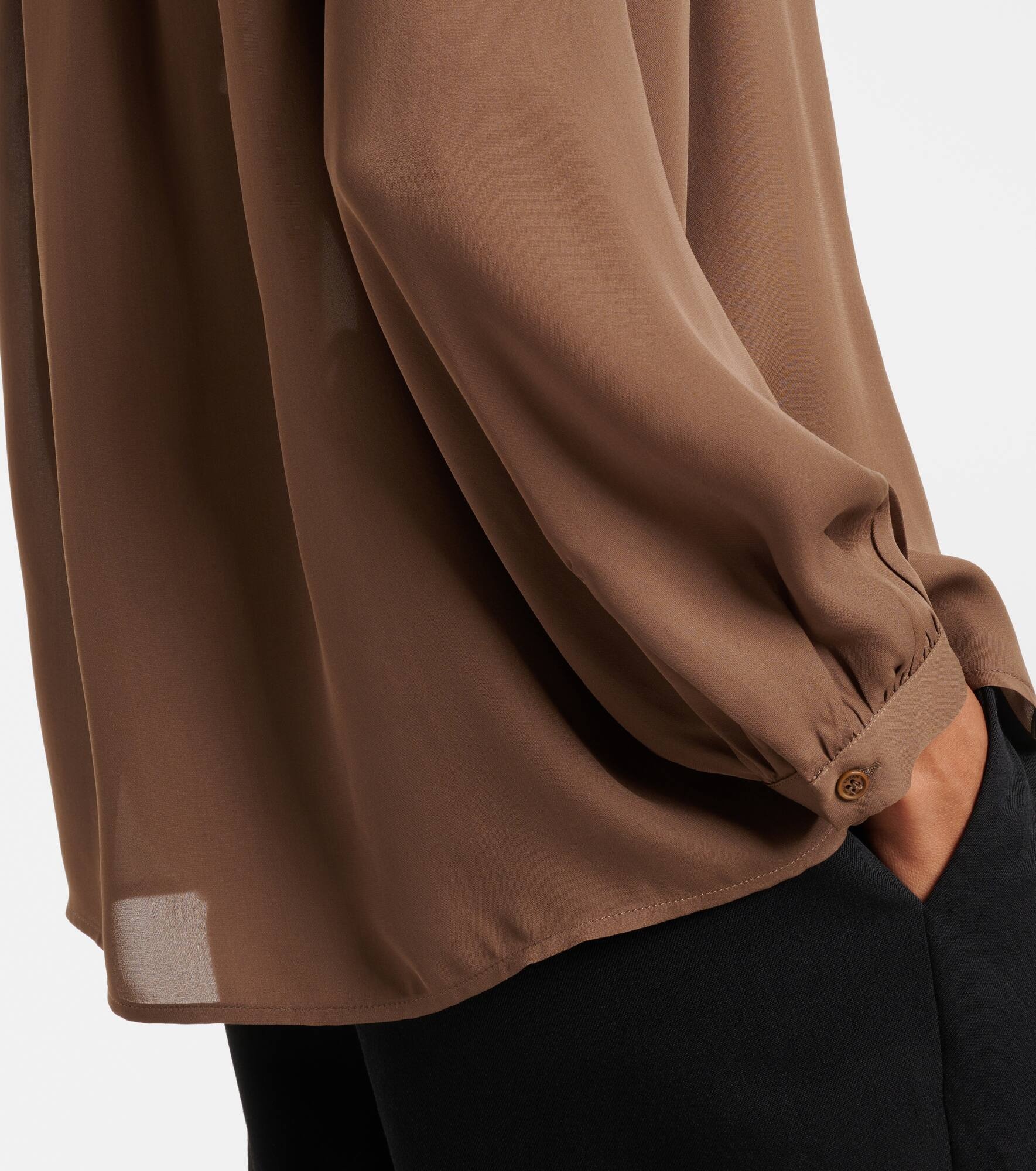 Carley silk georgette top - 5