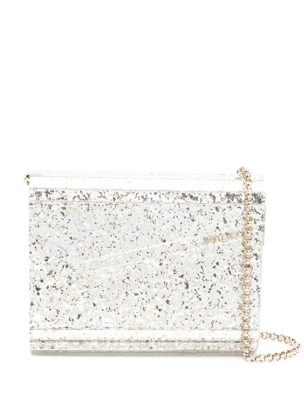 Candy glitter-detailing clutch - 1