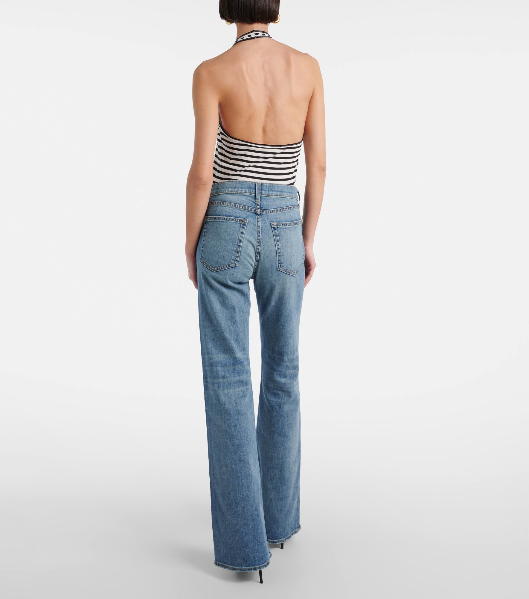 Celia mid-rise flared jeans - 3