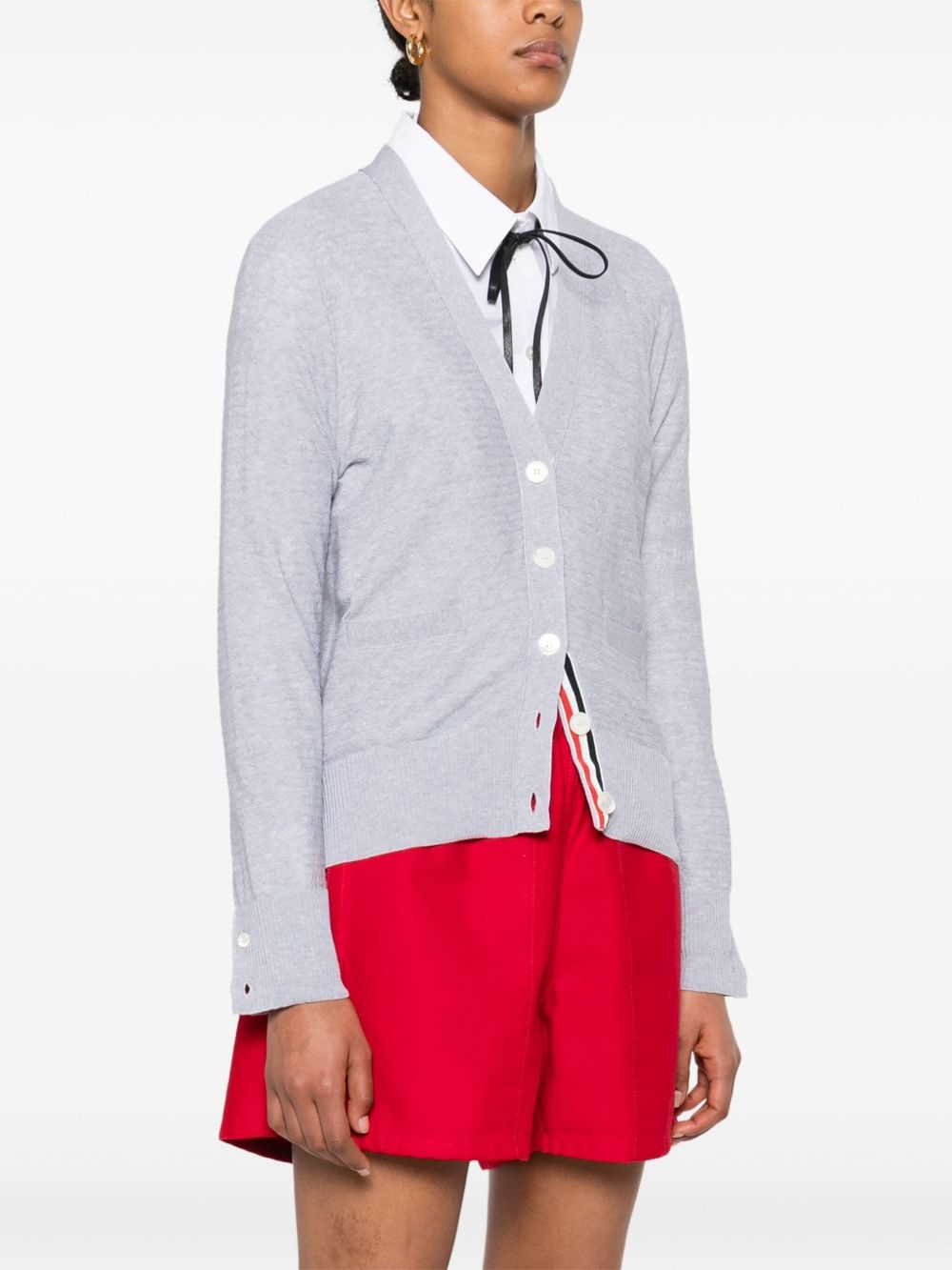 cable-knit cardigan - 3