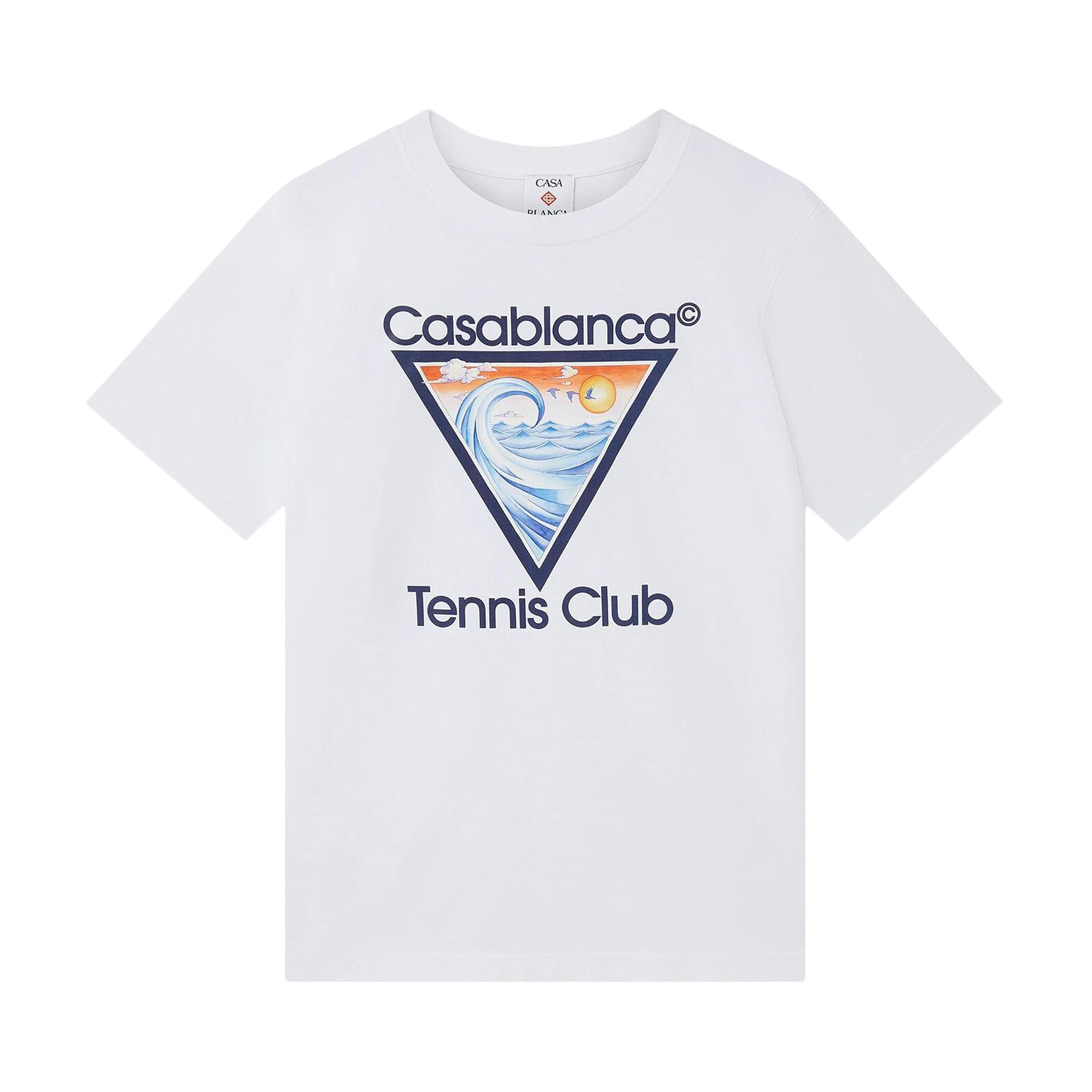 Casablanca Tennis Club Icon T-Shirt 'White' - 1