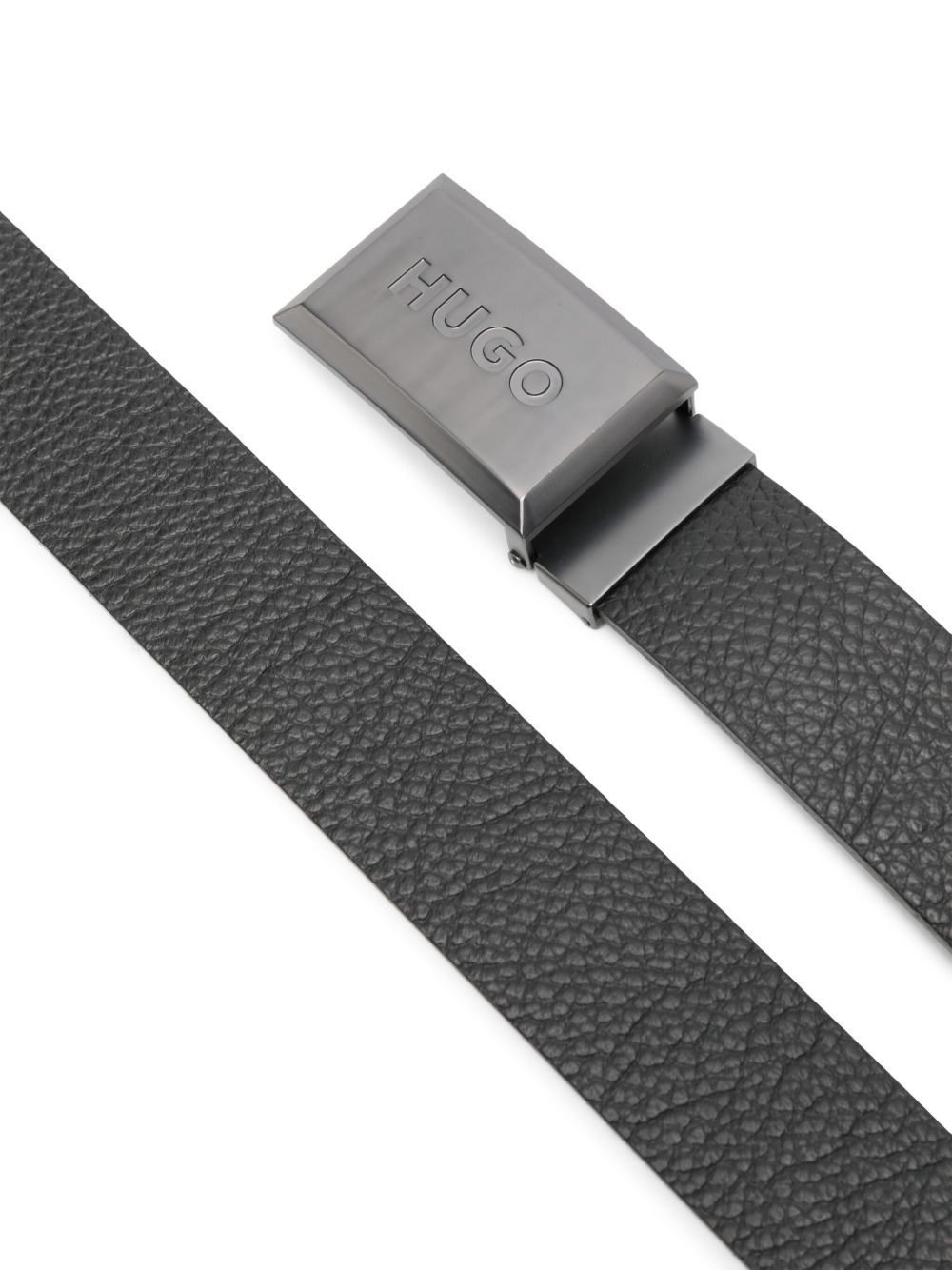 logo-buckle belt - 2