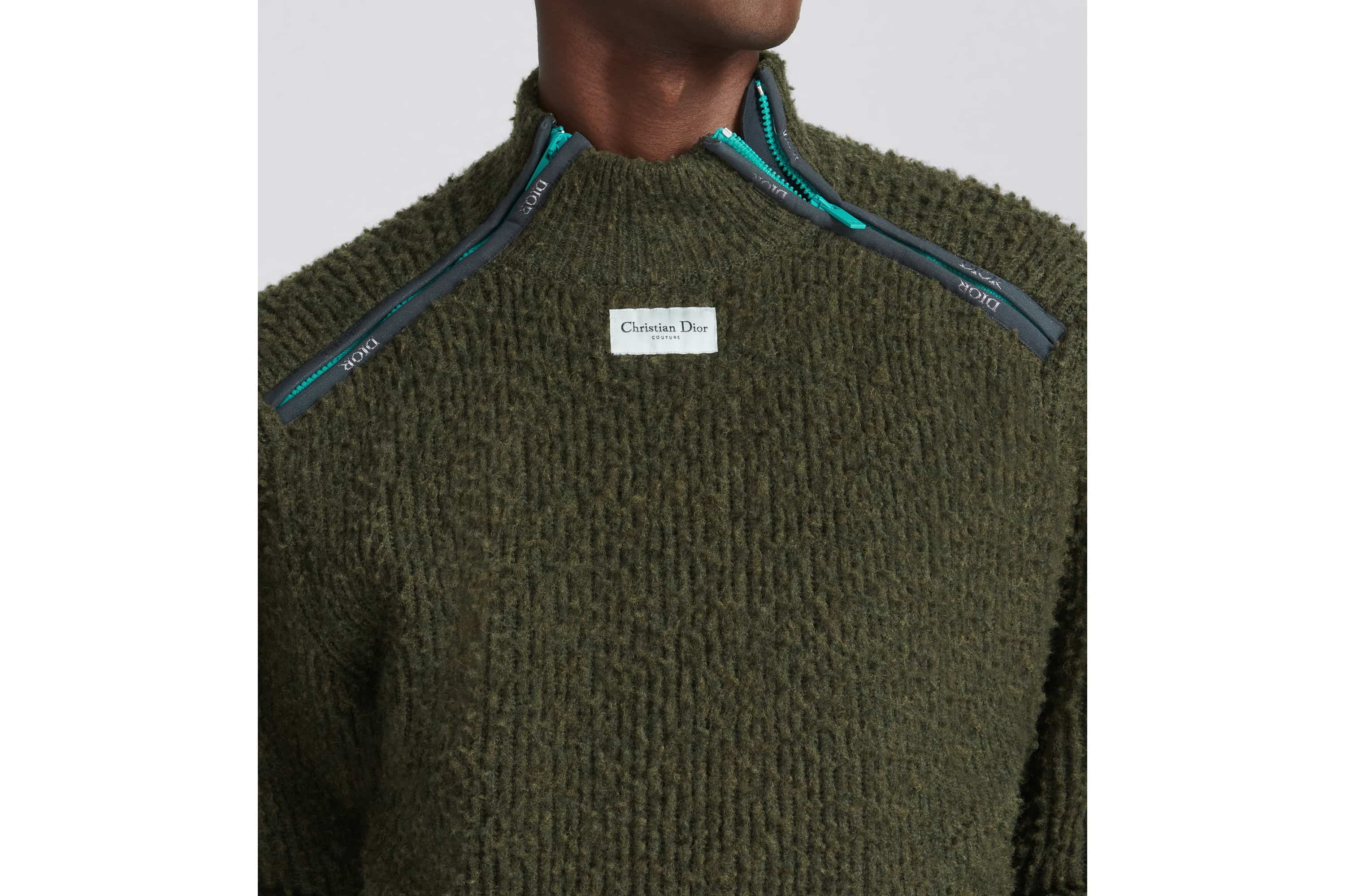 Sweater with Zipped Collar - 7