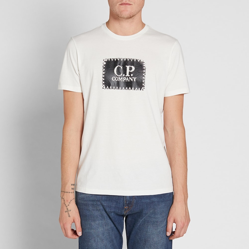 C.P. Company Stitch Block Logo Tee - 4