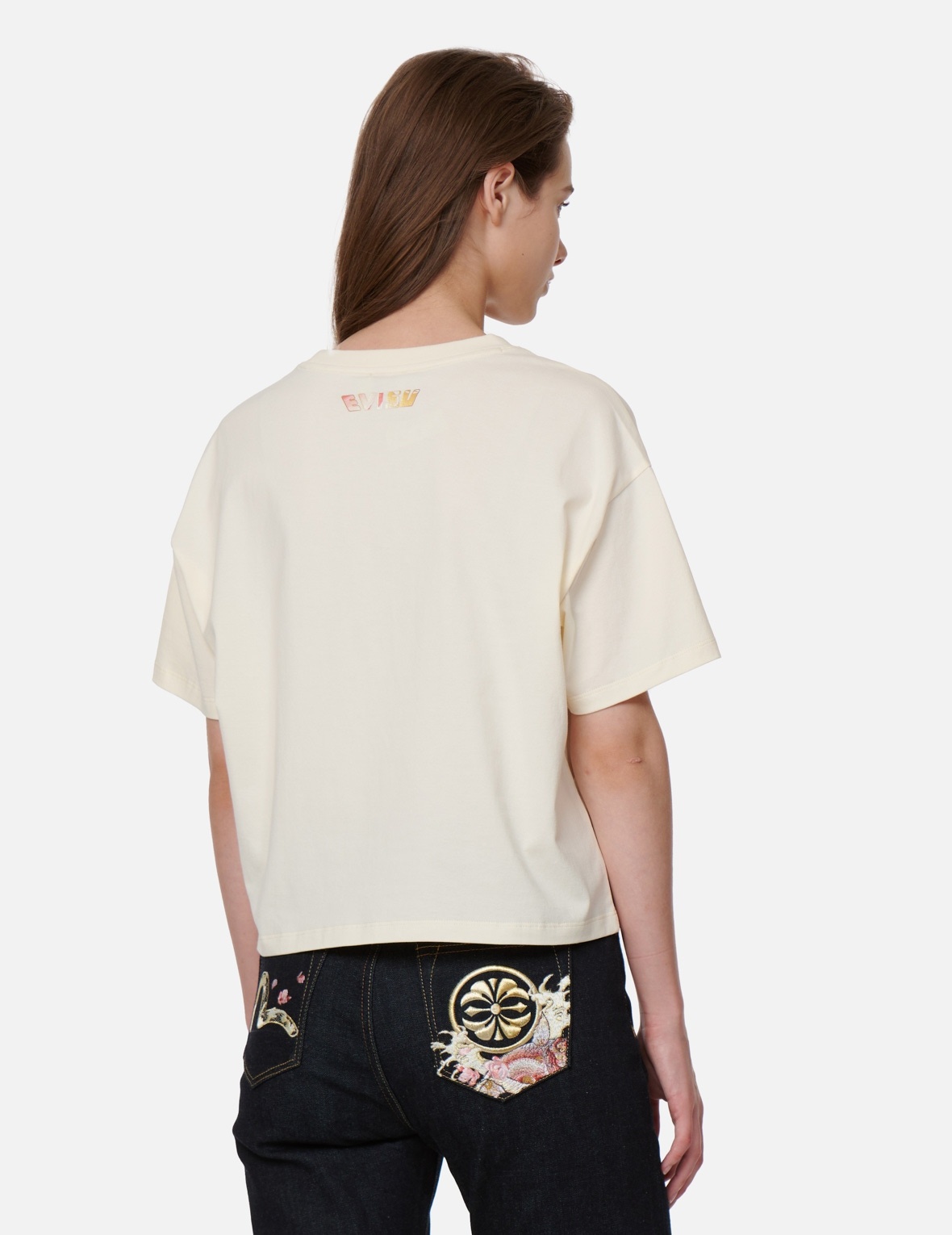 JAPANESE-PATTERN SEAGULL PRINT T-SHIRT - 7
