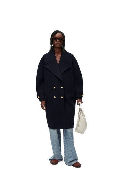 Loewe Pebble coat in wool outlook