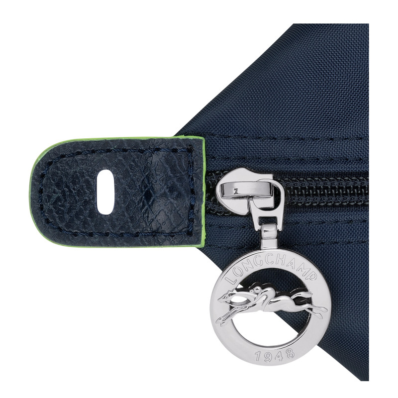 Le Pliage Green M Travel bag Navy - Recycled canvas 4
