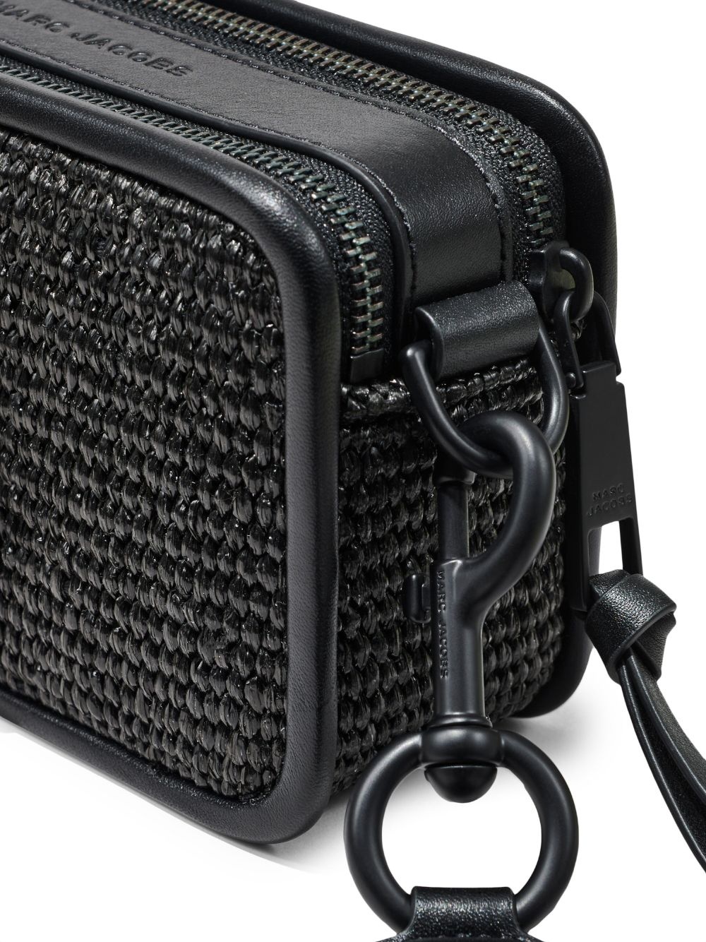 woven-raffia crossbody bag - 4