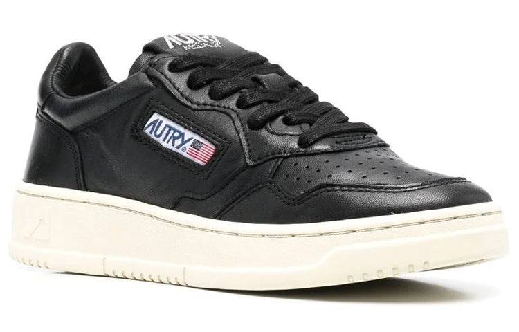 (WMNS) Autry Medalist Low Goat Skin 'Black' AULW-GG05 - 2