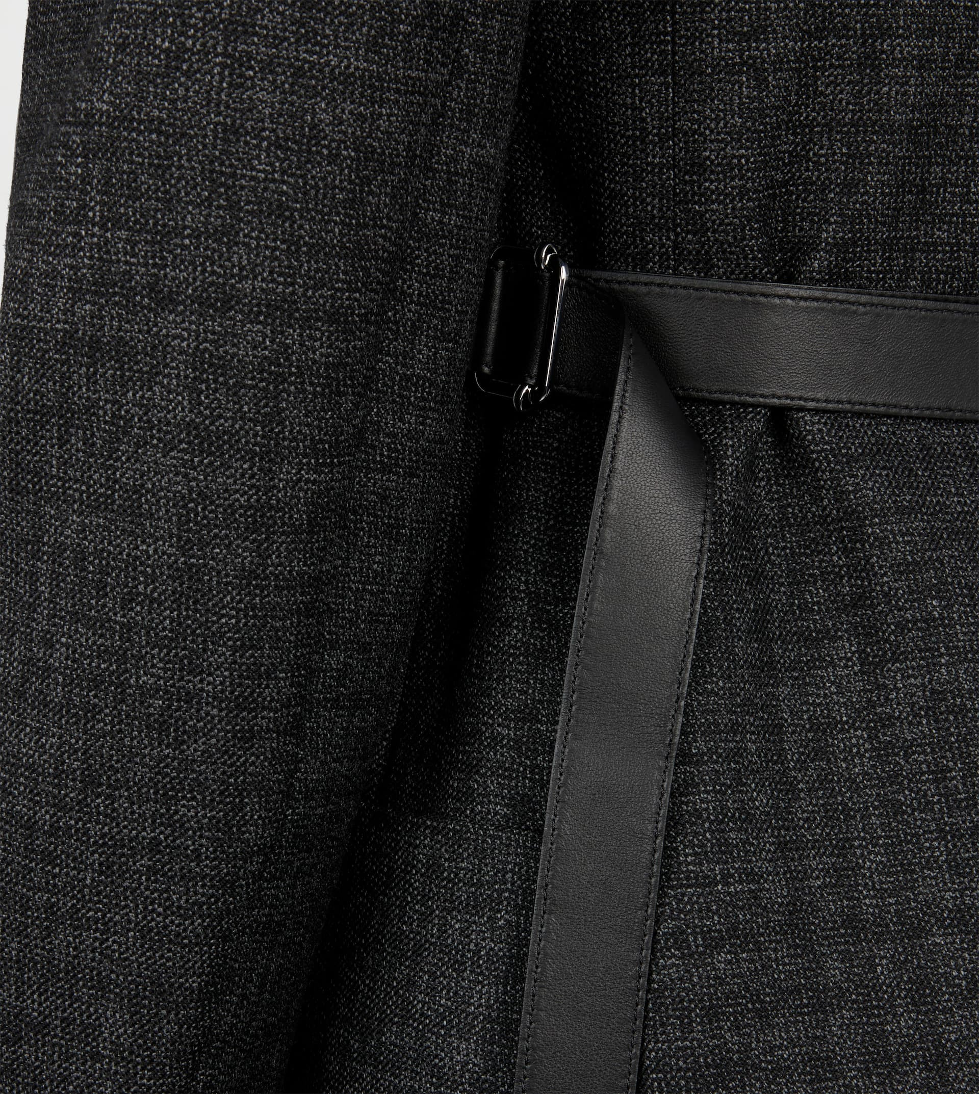BLAZER IN CHECKS WOOL - GREY, BLACK, WHITE - 8