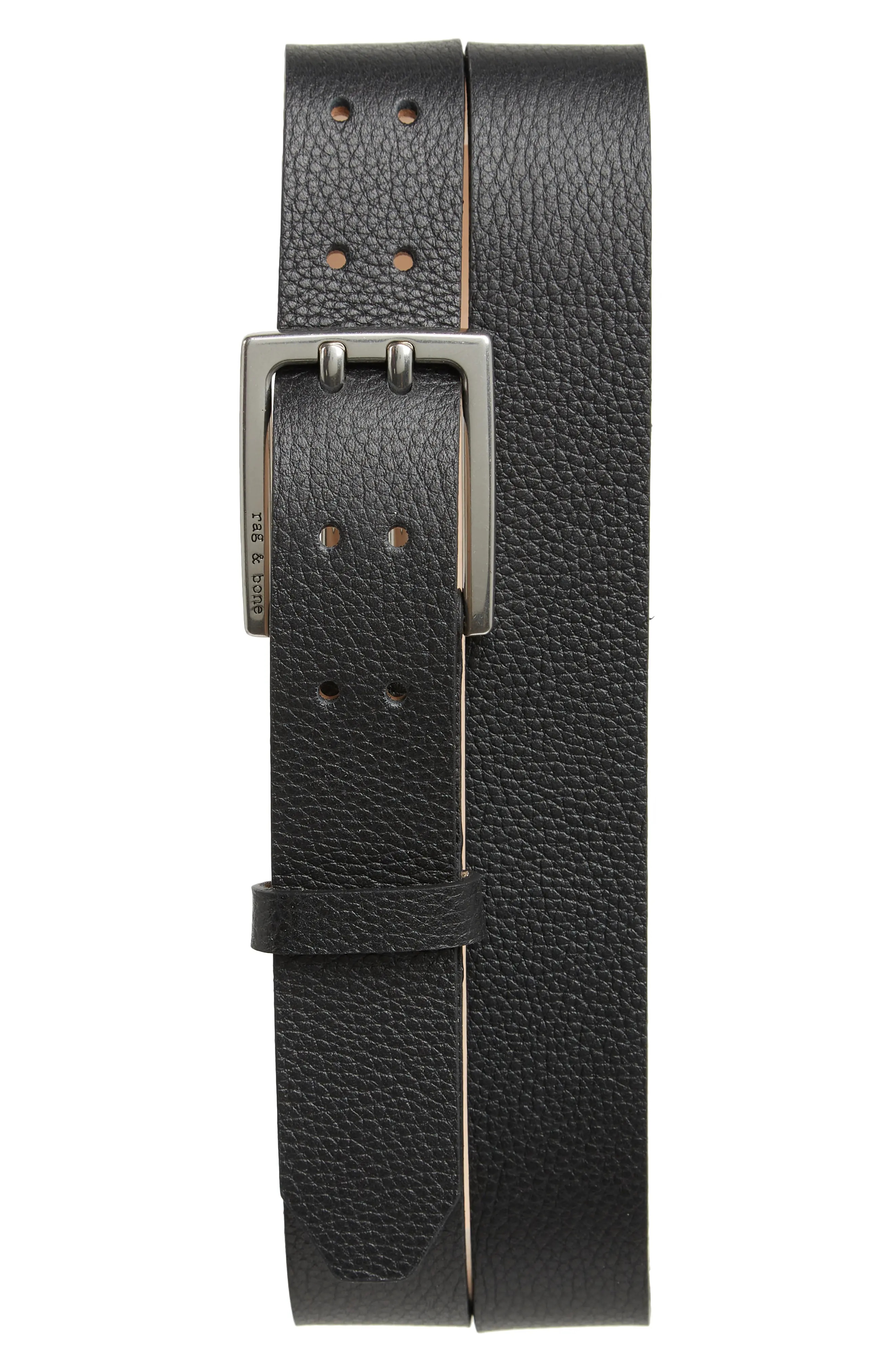 rag bone Escape Double Prong Leather Belt nordstrom REVERSIBLE