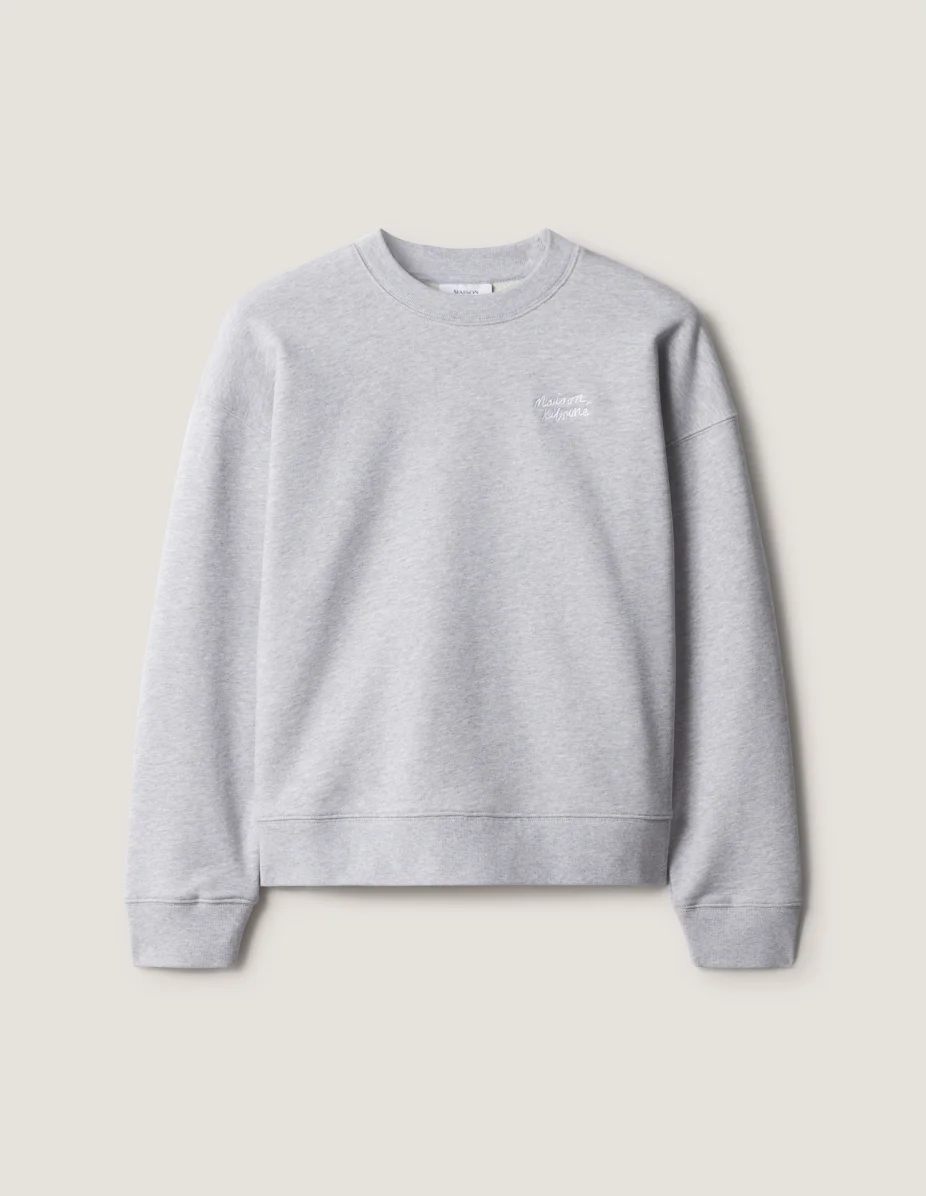 MAISON KITSUNE HANDWRITING COMFORT SWEATSHIRT - 1