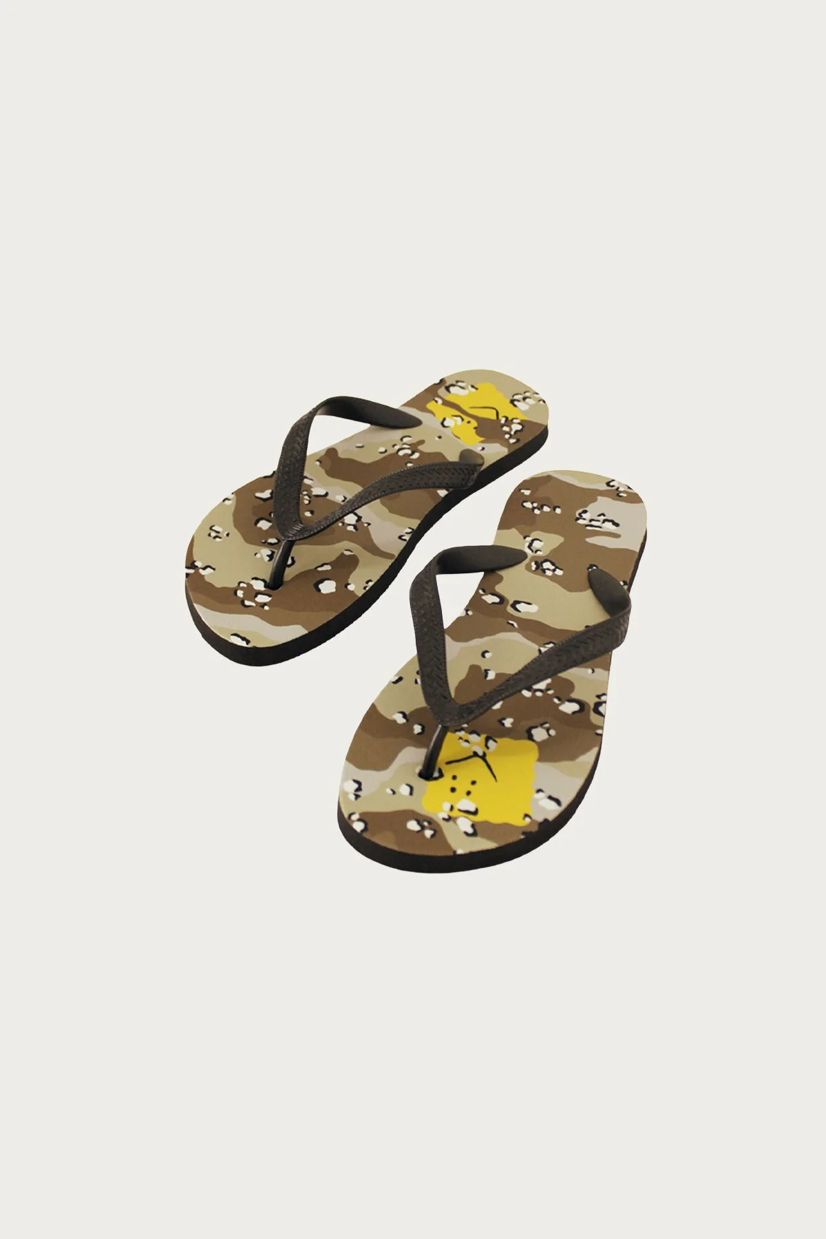 CHOCO-CHIP CAMO Flip Flops - Beige - 1