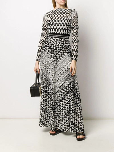 Missoni long sleeved dress outlook