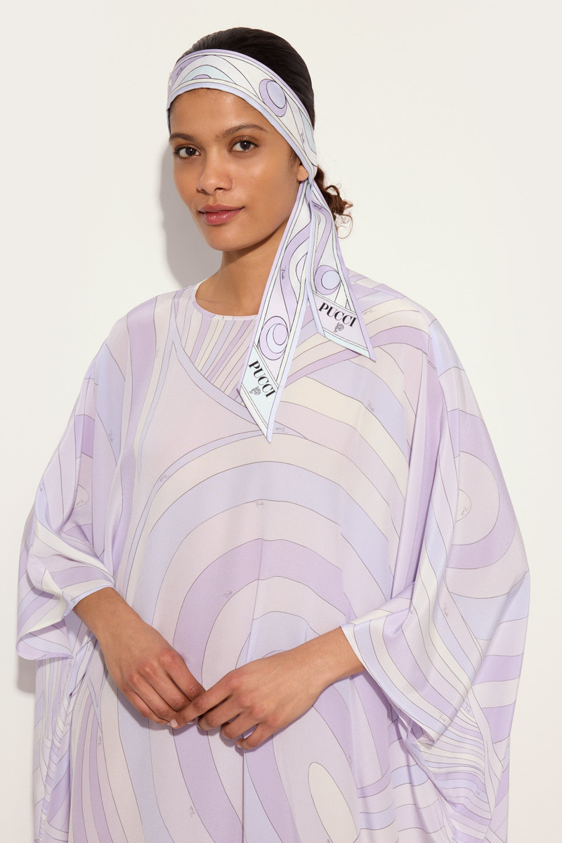 PUCCI MIXED PRINTS SILK TWILL SCARF outlook