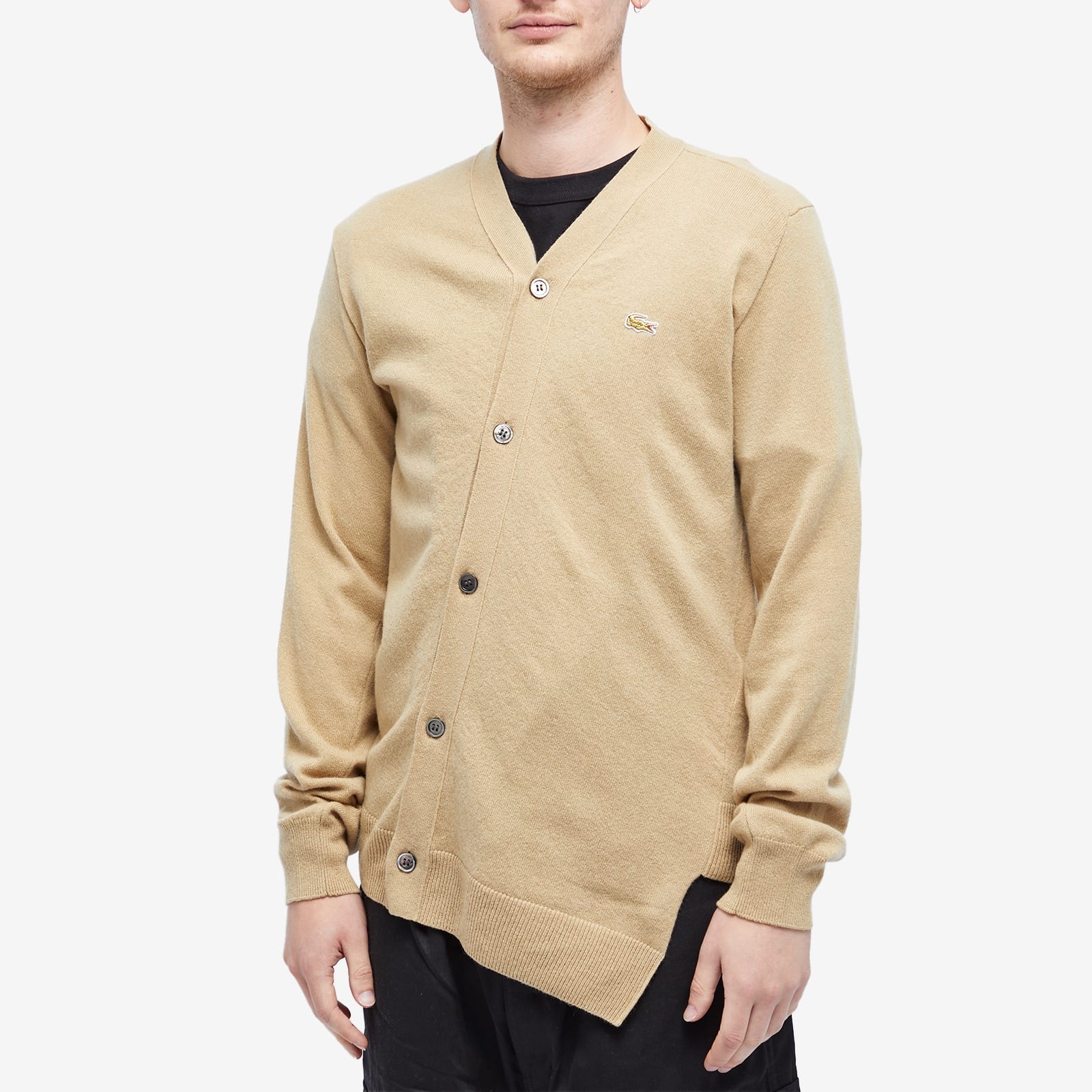 Comme des Garçons SHIRT x Lacoste Asymmetric Cardigan - 2