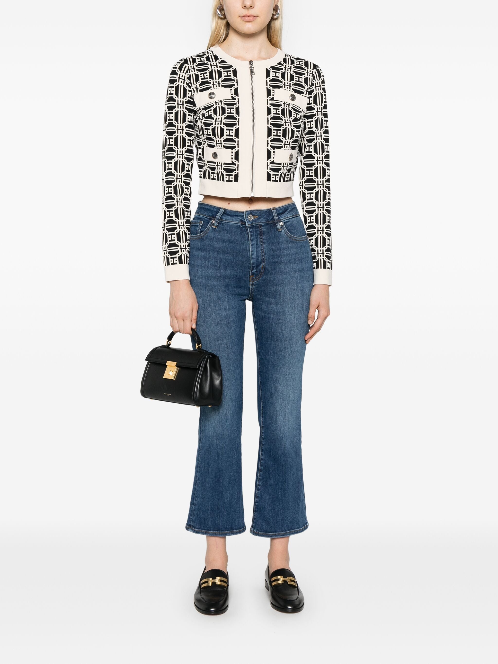 Cropped Bootcut Jeans - 5