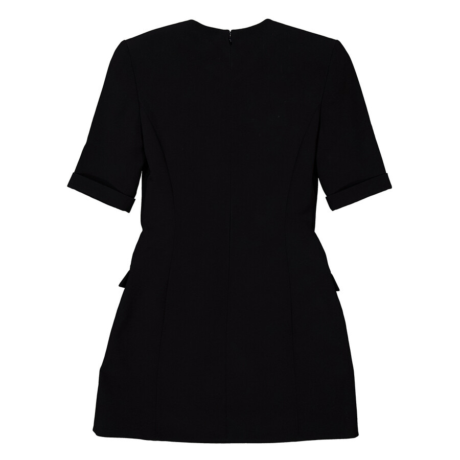 Balmain Button Crepe Dress - 6