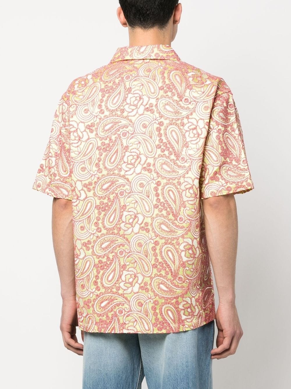 paisley-print short-sleeve shirt - 4