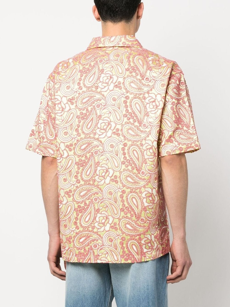 paisley-print short-sleeve shirt 4