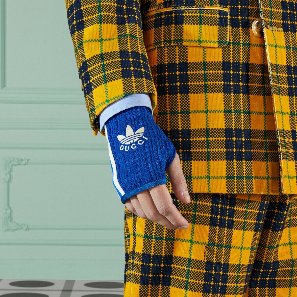 adidas x Gucci knit gloves - 3