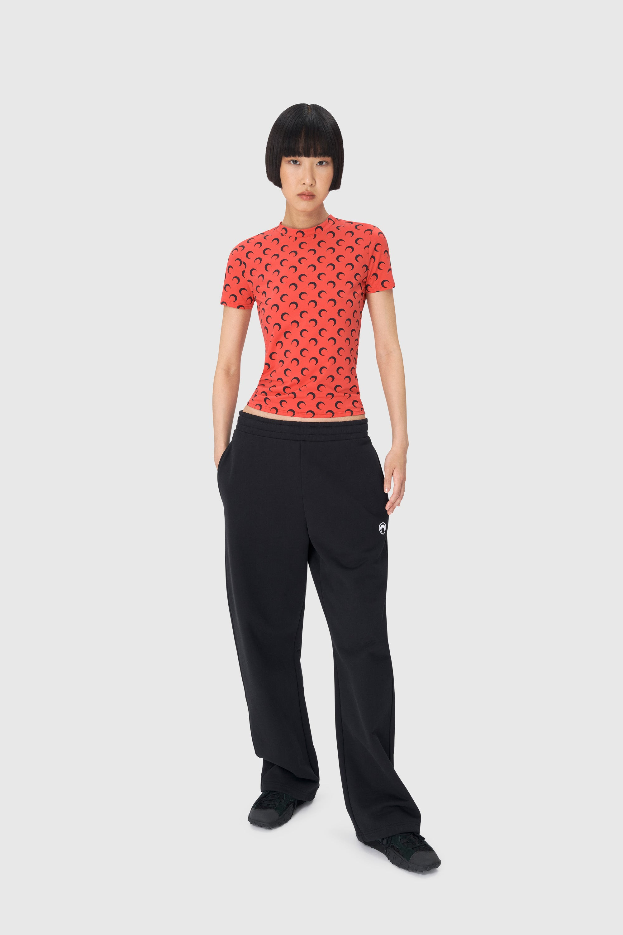 Recycled Moon Jersey Second Skin Short Sleeves Top - 2