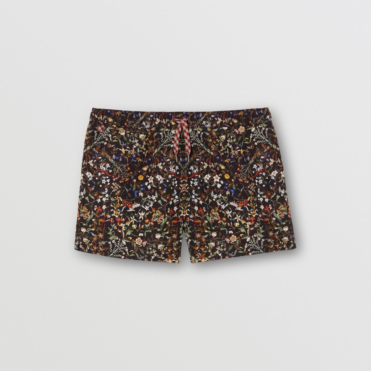 Floral Print Drawcord Swim Shorts - 1