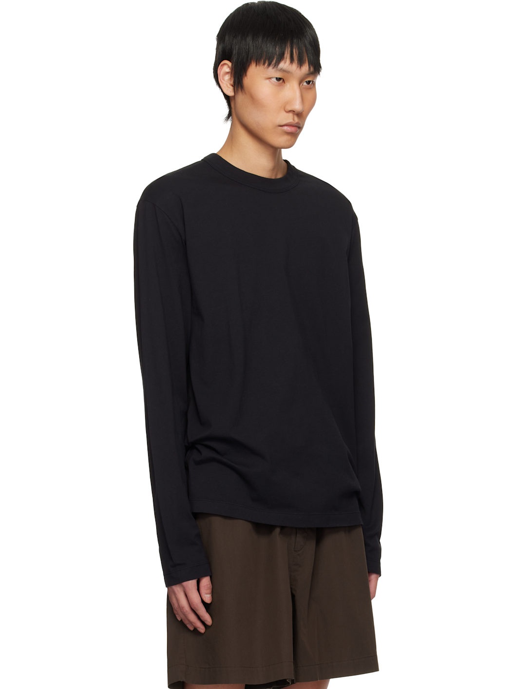 Black Long-Sleeved T-shirt - 2