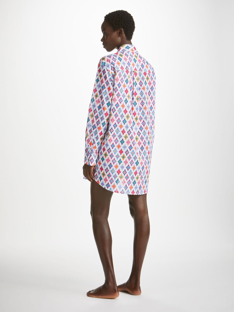 Women's Nightshirt Ledbury 66 Cotton Batiste Multi - 4