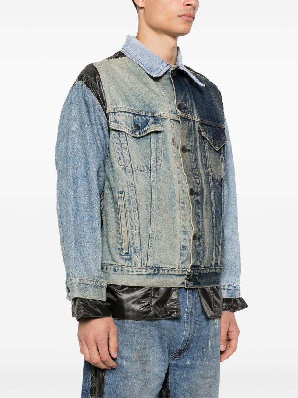 patchwork jacket - 3