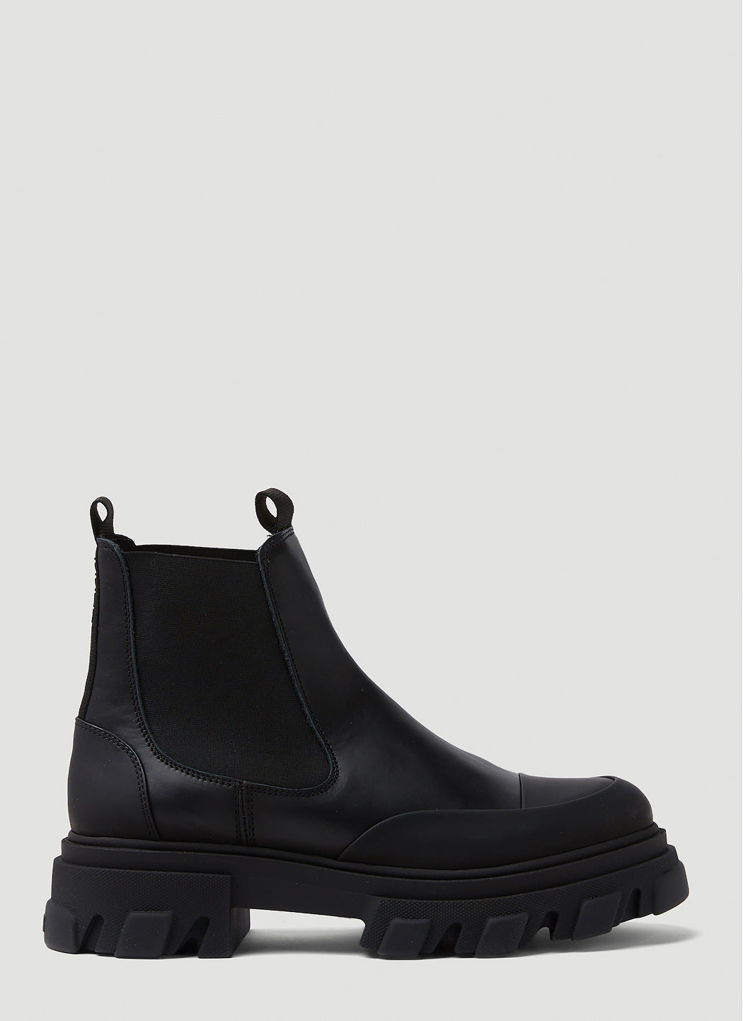 GANNI - Ganni Men Leather Chelsea Ankle Boots - 1
