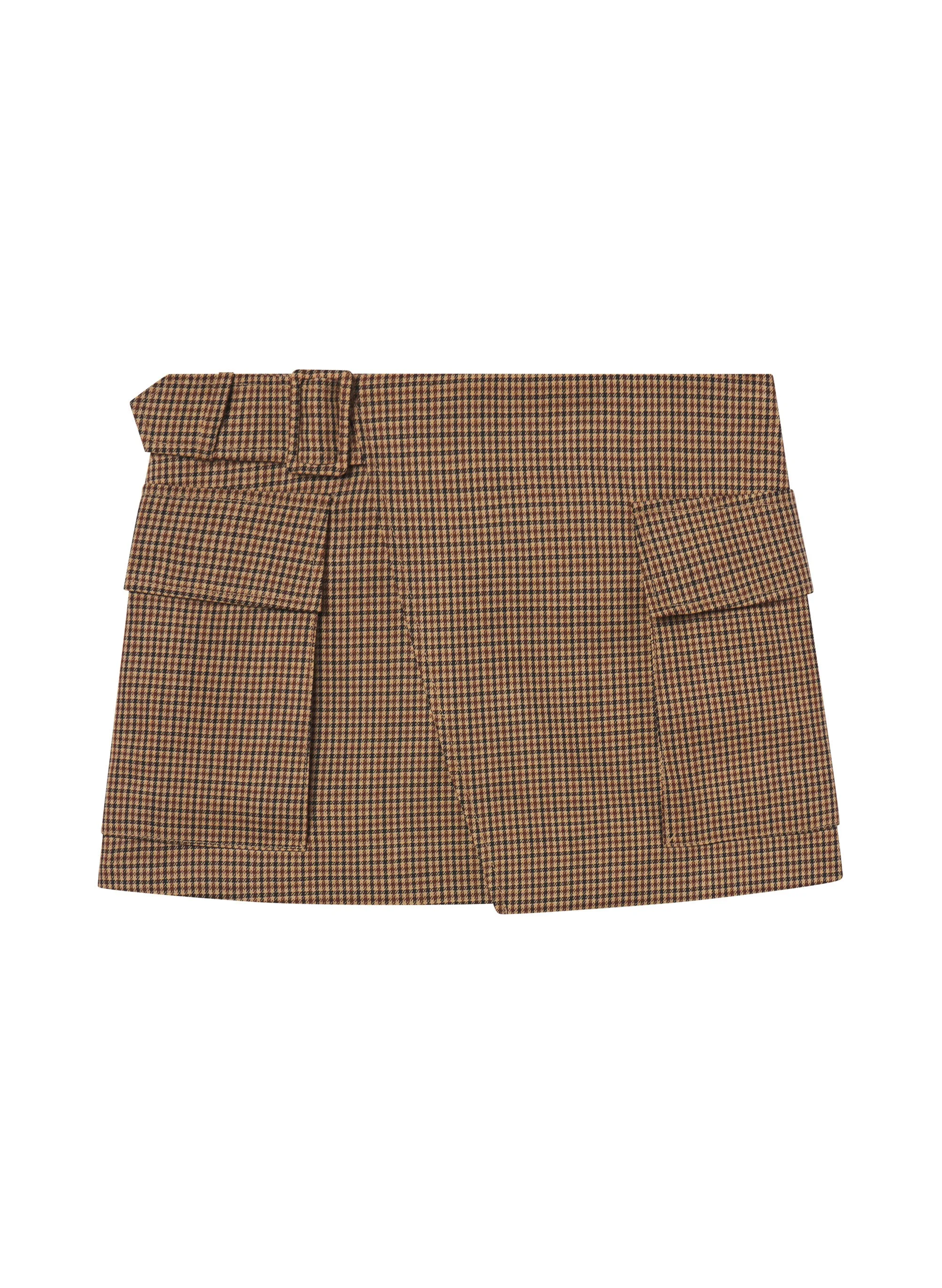 Conan Wool Tailored Mini Skirt - 1