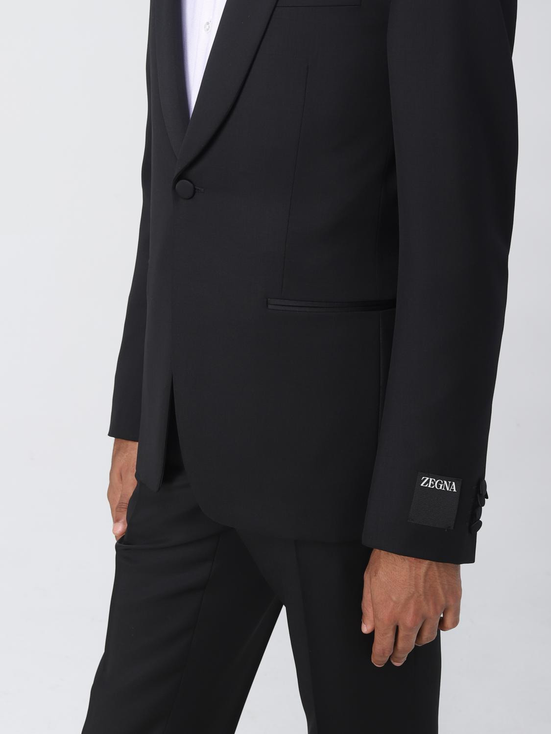 Zegna Suit Men Black - 5