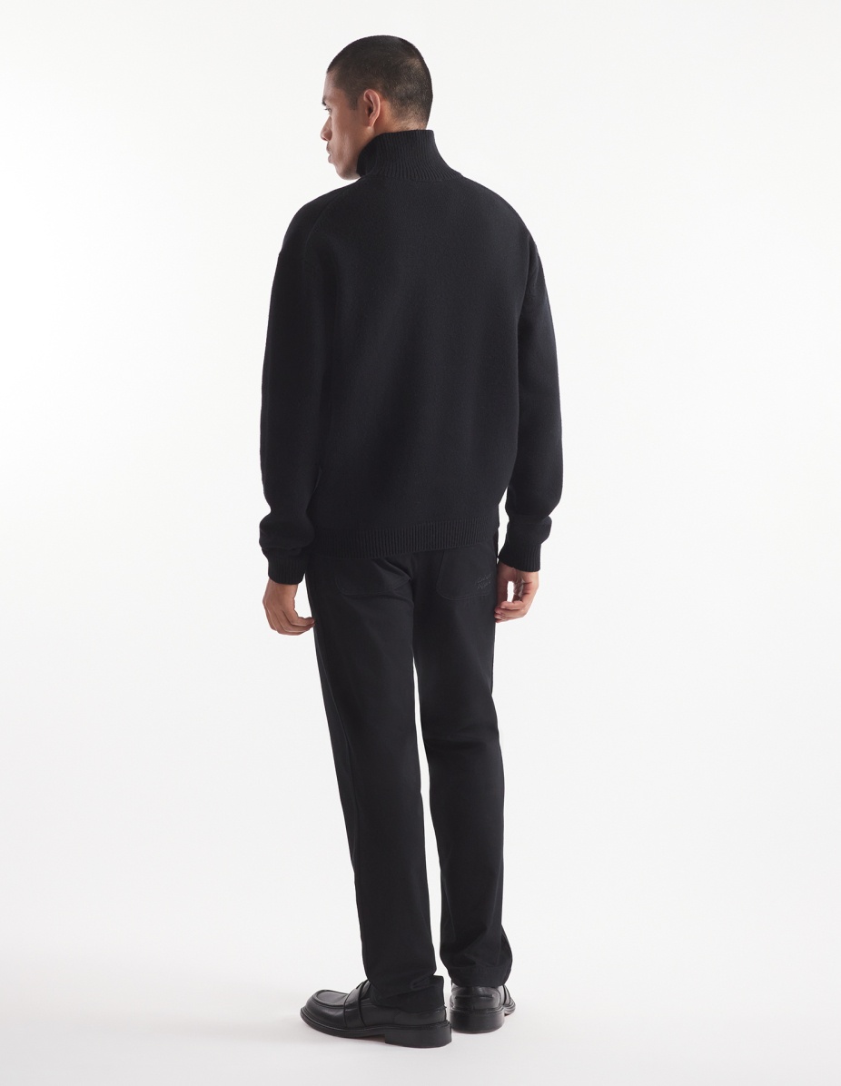 FOX HEAD INTARSIA COMFORT HIGH NECK JUMPER - 5