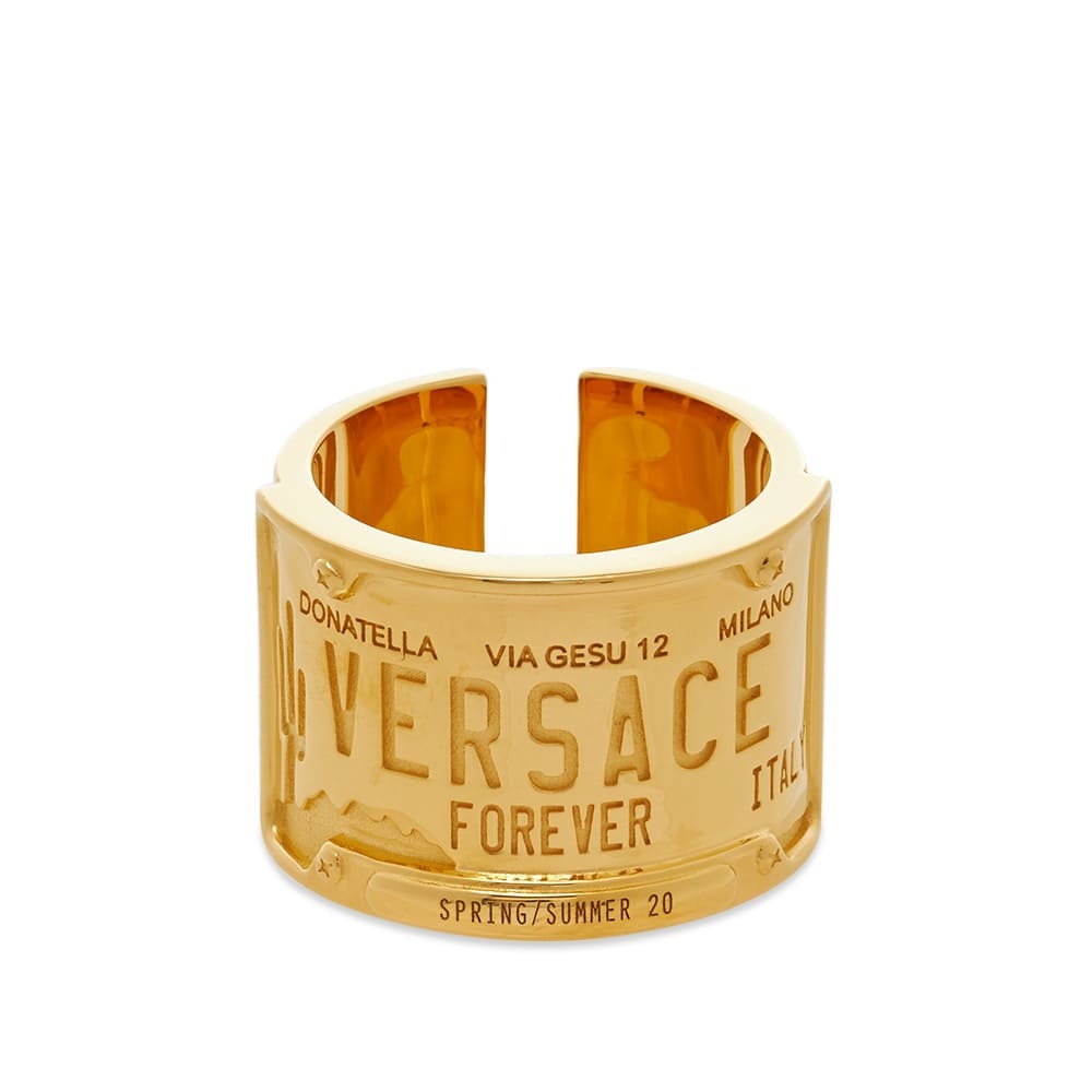 Versace Number Plate Ring - 1