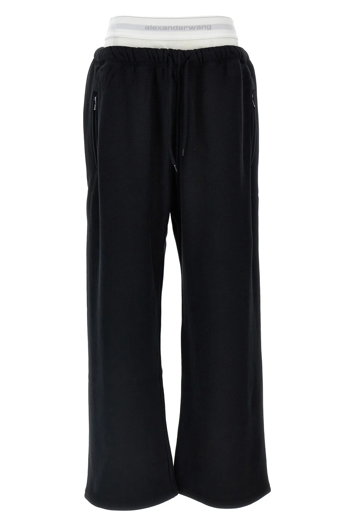 'Wide Leg W/ Logo Elastic Exposed Brief' joggers - 1