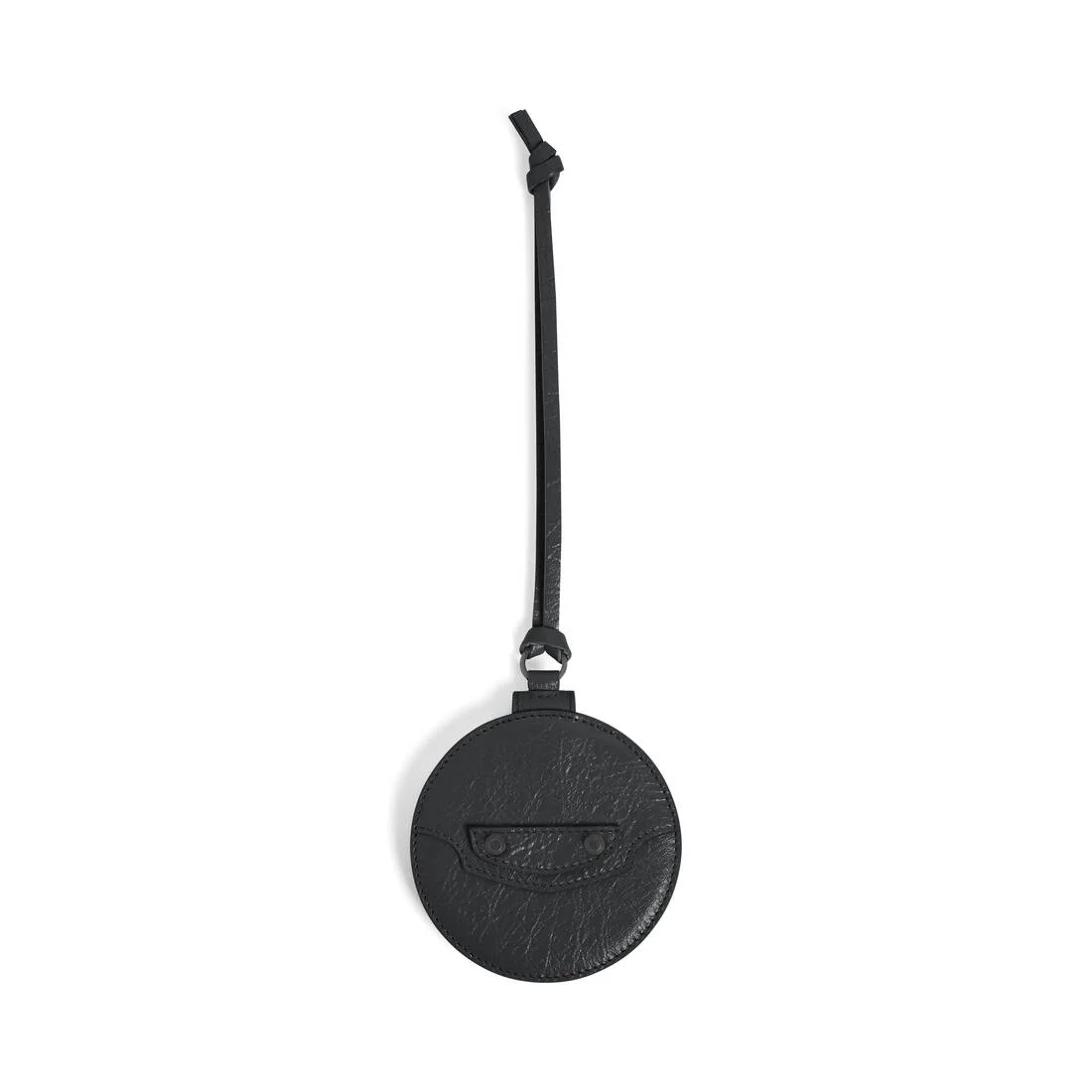 Women's Le City Round Mirror Charm in Black - 1