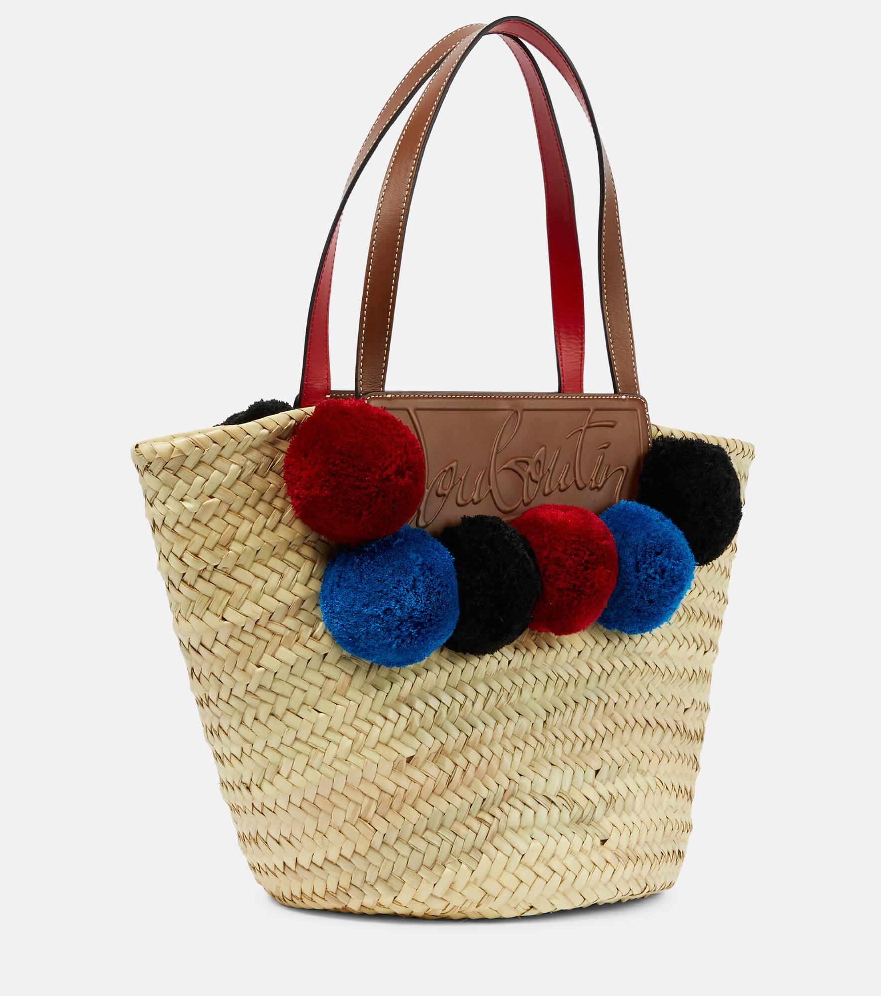 Loubishore embellished basket bag - 4