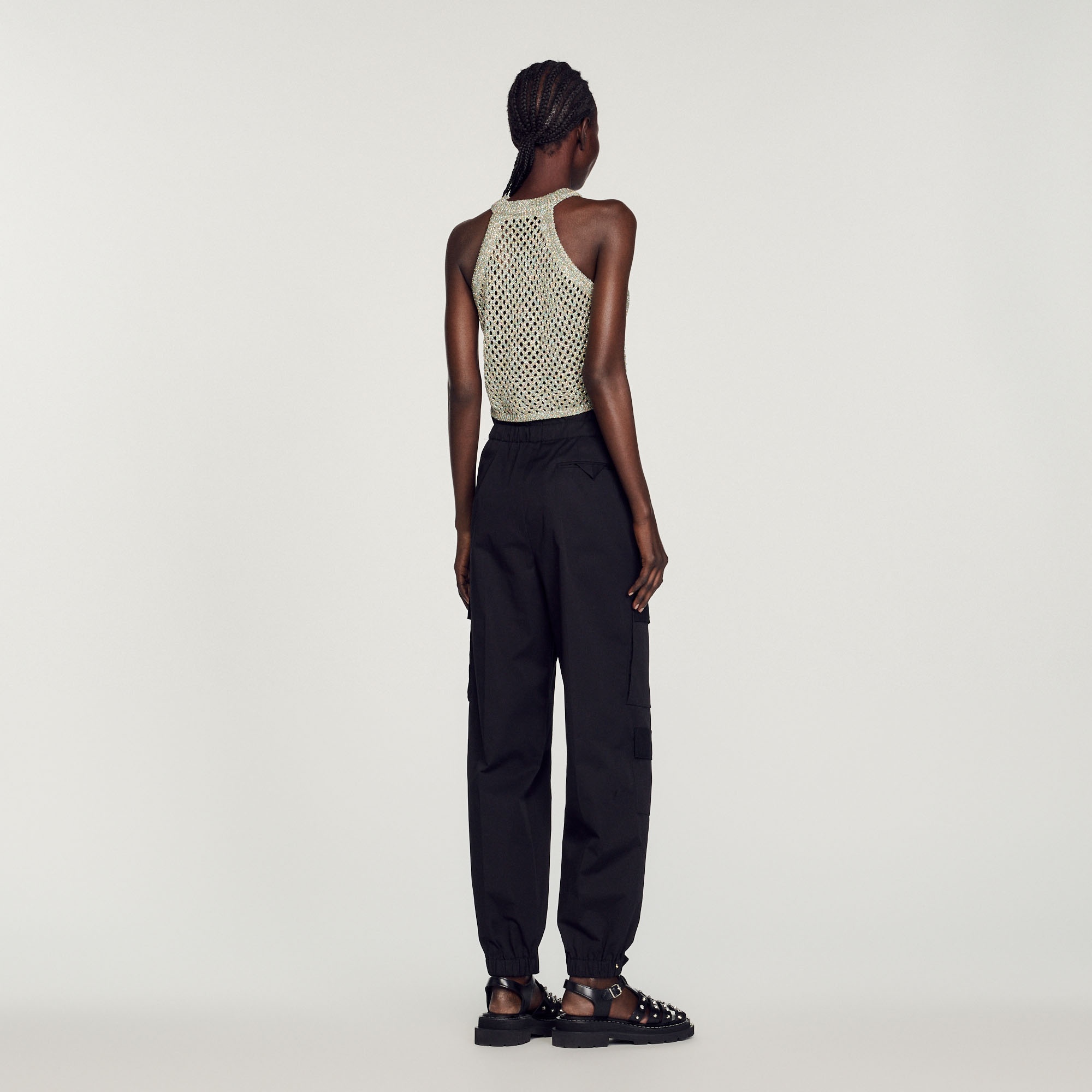 Cropped crochet top - 6