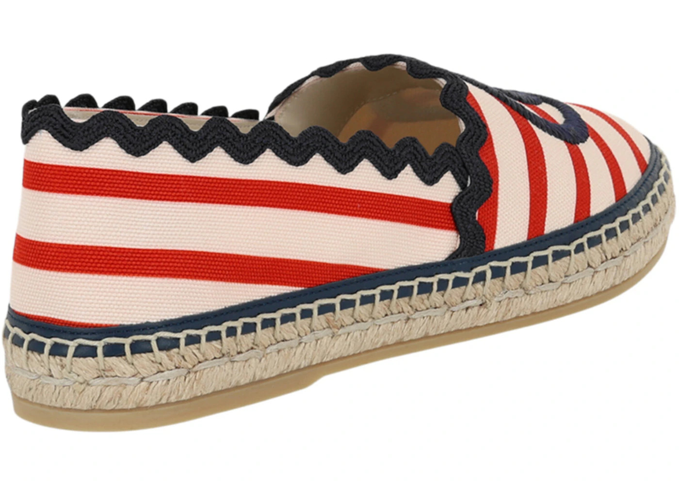 Gucci GG Striped Espadrilles Red (Women's) - 3