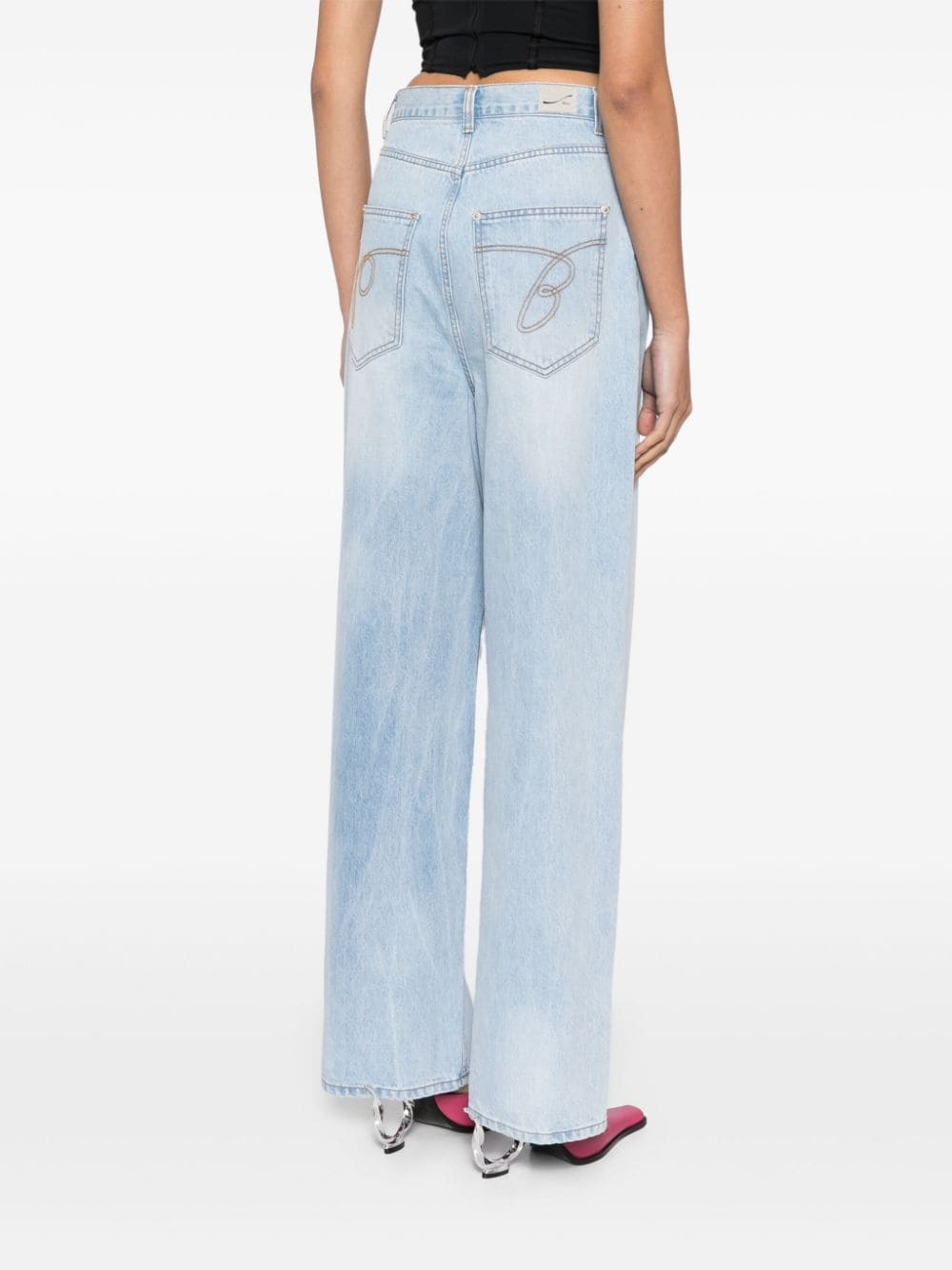 tapered-leg jeans - 4
