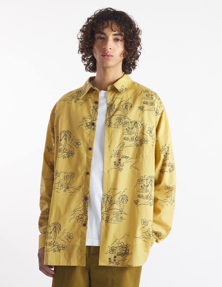 “TROPICAL PALM” RELAXED SHIRT - 3