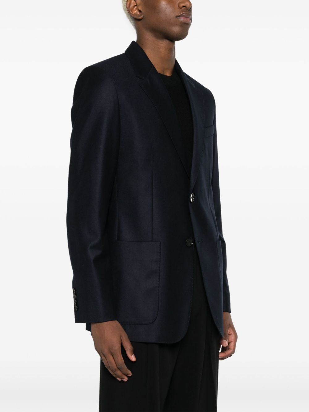 virgin wool blazer - 3
