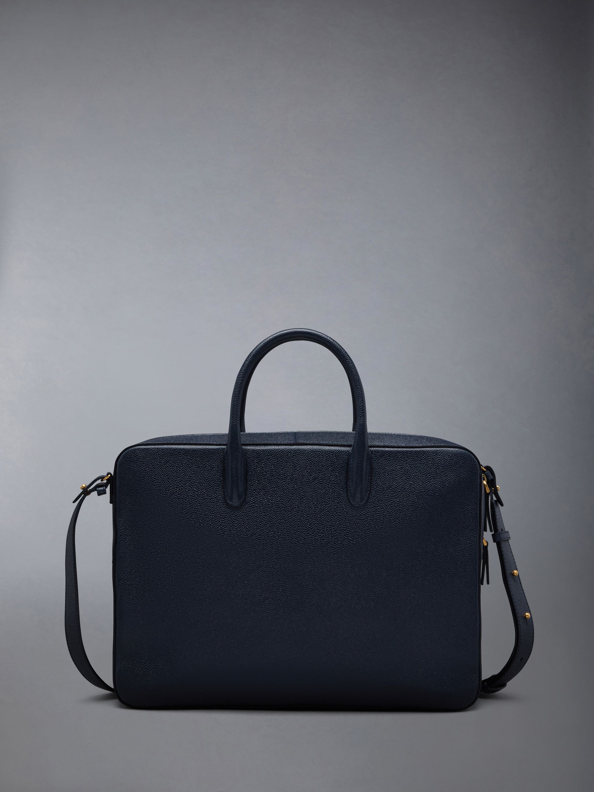 Pebble Grain Leather Business Bag - 3