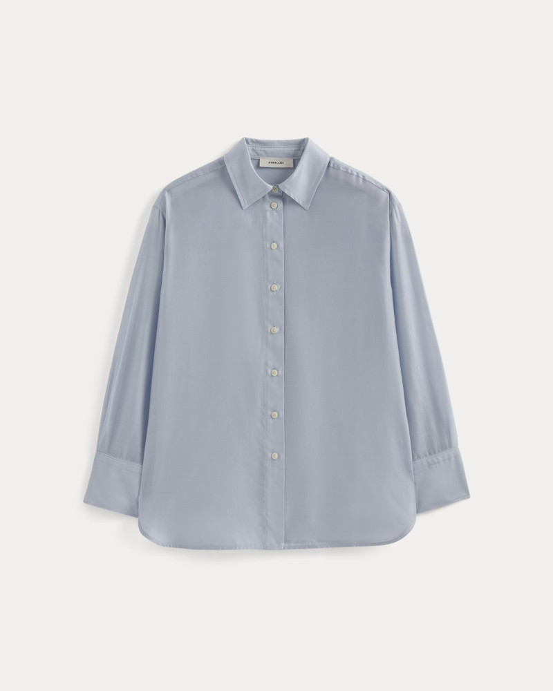 OVERSIZED SHIRT IN COTTON-SILK ORGANZA 1