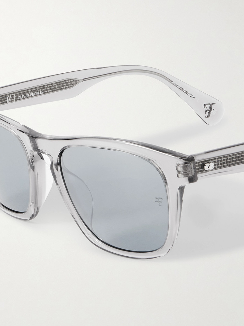Roger Federer R-3 Square-Frame Acetate Sunglasses 3
